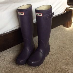 Purple Hunter Boots