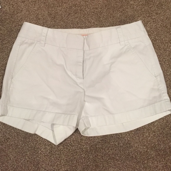 White Jcrew chino short size 0