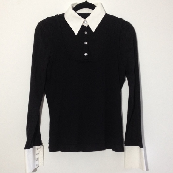 ITW cotton long sleeve top size M