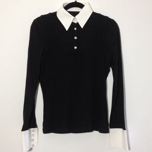 ITW cotton long sleeve top size M