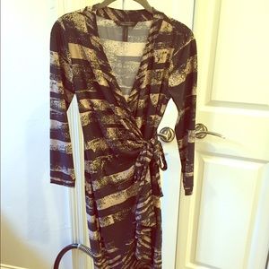 BCBG jersey wrap dress