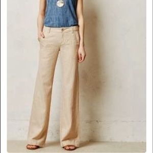Linen khaki pants by Express