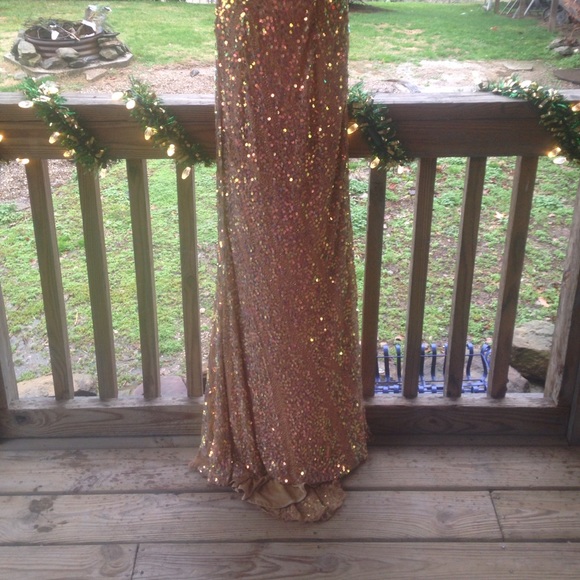 Nude Crystal Prom Dress 2014 - Picture 2 of 4
