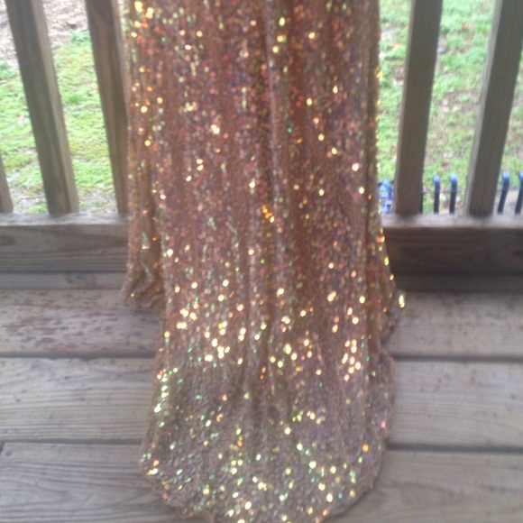 Nude Crystal Prom Dress 2014 - Picture 4 of 4