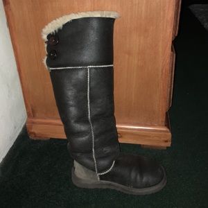 Over the Knee Bailey ugg boots in lotus color