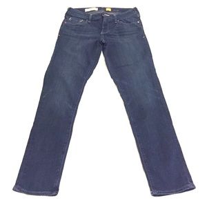 29" dark wash skinny jeans