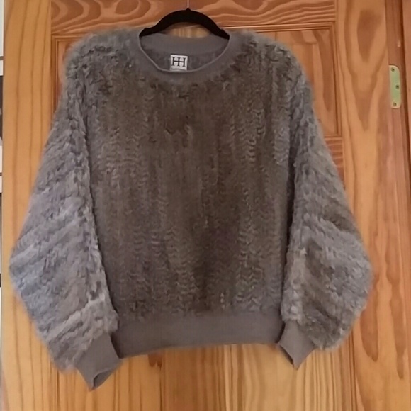 Haute Hippie Rabbit fur pullover