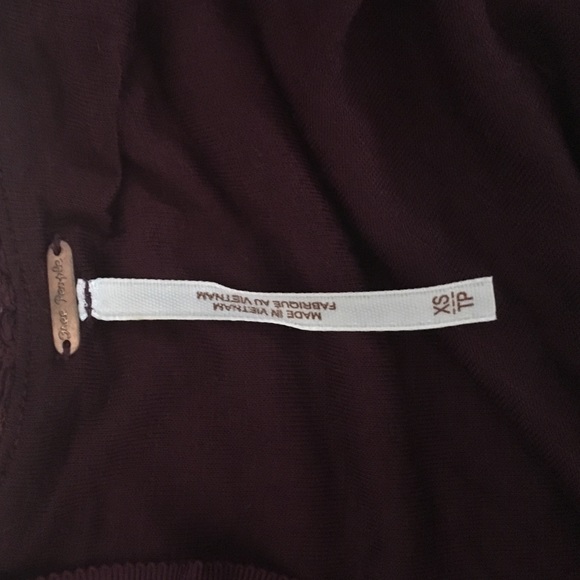 Free People maroon & black ombré lace dress - Picture 4 of 4