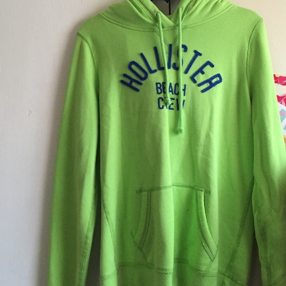 Green Hollister Hoodie