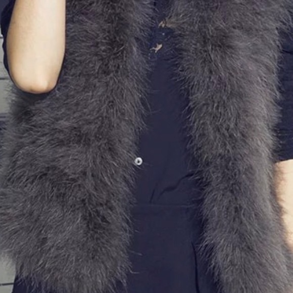 Real ostrich vest.
