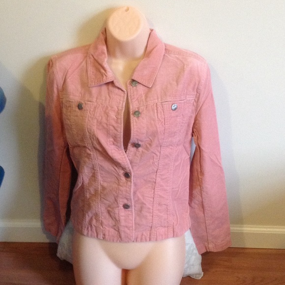 Pink jacket with silver buttons - Picture 1 of 2