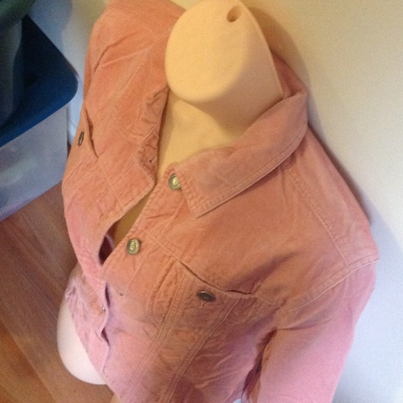 Pink jacket with silver buttons - Picture 2 of 2