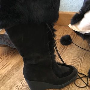 Coach Mink fur boots