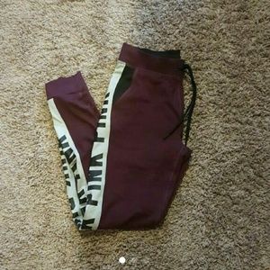 VS maroon ultimate pants