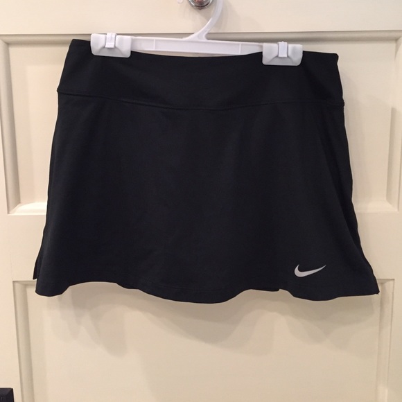Nike dri-fit black tennis skort