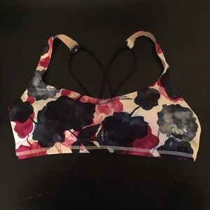 Lulu lemon sports bra criss cross back
