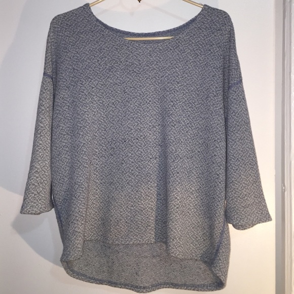 American apparel reversible easy sweater