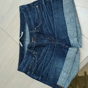 Denim shorts