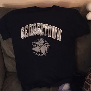 Navy blue Georgetown t shirt