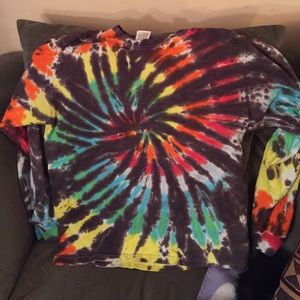 Tie dye long sleeve shirt