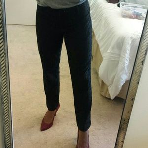 Black lace, cropped trousers, Ann Taylor, size 4