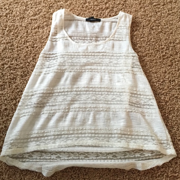 Lace tank top
