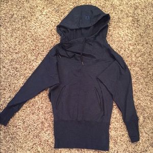 Navy blue Lululemon size 6 flashback hoodie