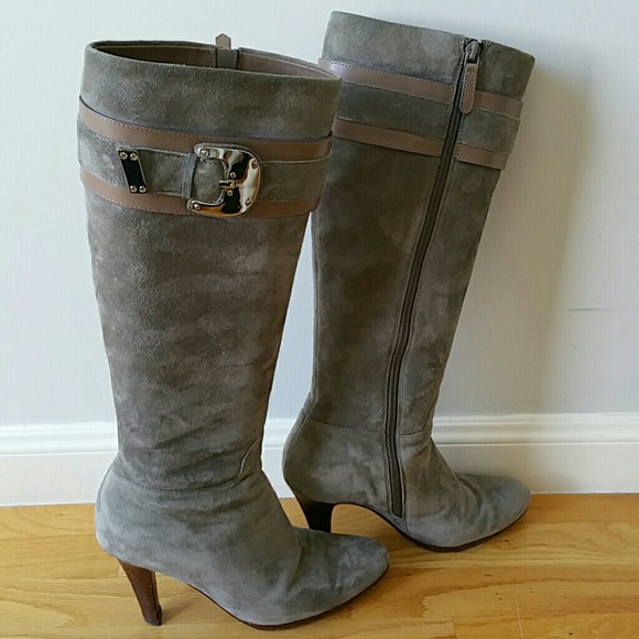Cole Haan Nike Air Nicole Suede Knee-high Boot - Picture 2 of 3