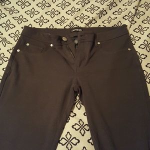 Express soft skinny leggings color grey...