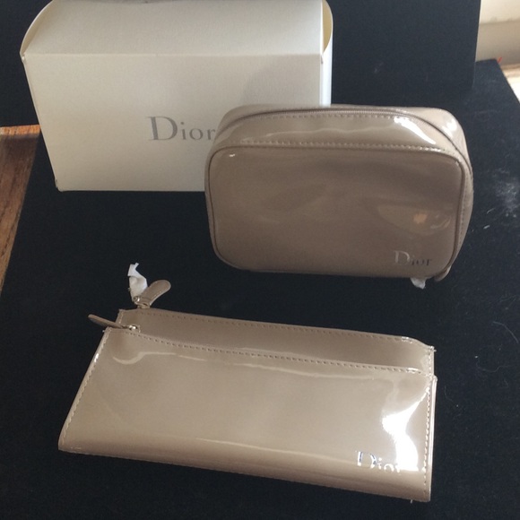 PRICE DROP Christian Dior Make Up Bags.  NWOT. 12