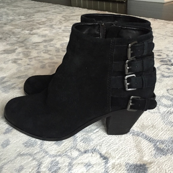 Sam Edelman "lucca" black suede bootie