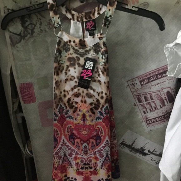 2B from BEBE SMALL GARDEN ENVYCHIF HALTER-F
