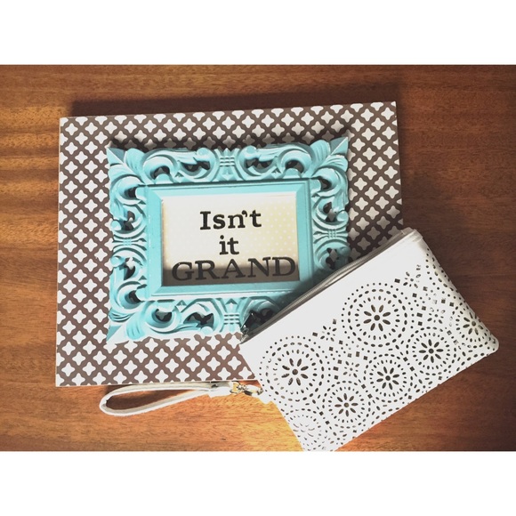 Laser-cut Wristlet
