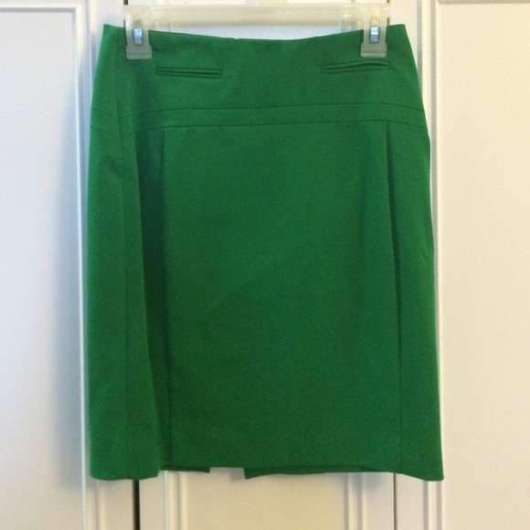 Green pencil skirt