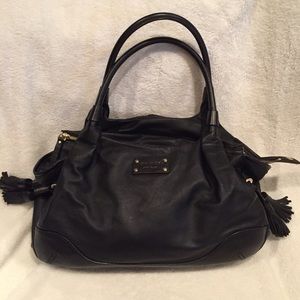 Like new, black, leather Kate Spade Stevie