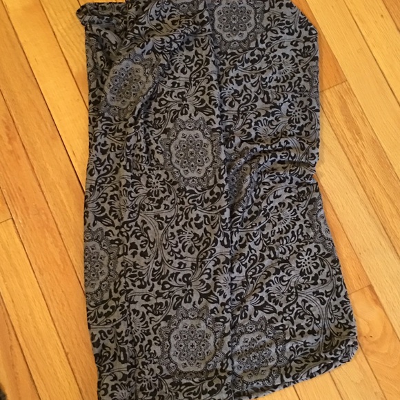 Maurice's Grey/Black Infinity Scarf