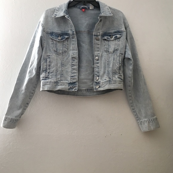 H&M cropped jean jacket
