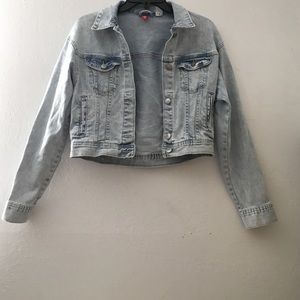 H&M cropped jean jacket