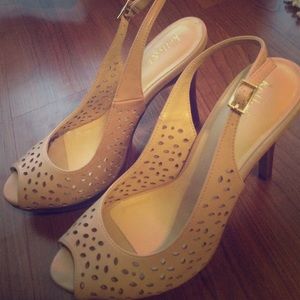 Kelly & Katie Peep Toe Heels