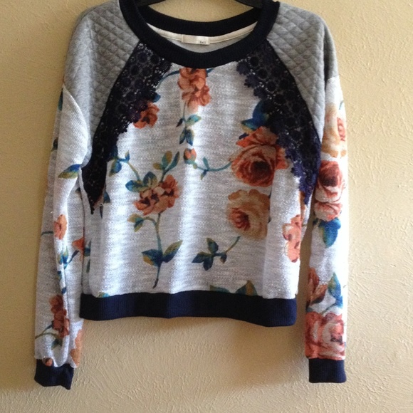 Floral sweater
