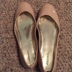 40% off Xhilaration Shoes - Bling ballet flats from Shelby's closet on