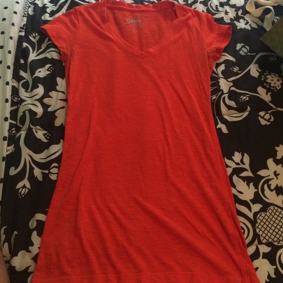 Orange Vneck