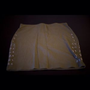 H&M Eyelet Mini Skirt