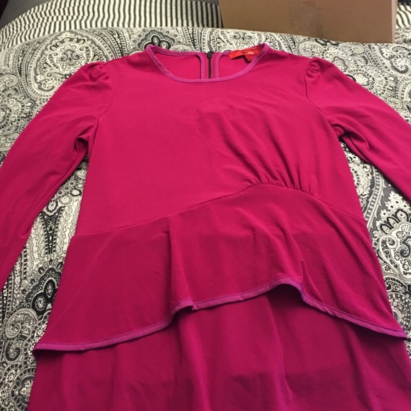 Pink long sleeve top