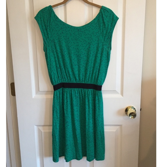 Lilly Pulitzer Knit Green Safety Pin Print Dress