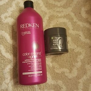 Hair shampoo  and hair skin and nails