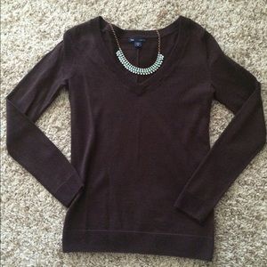 Soft Wool V-Neck Sweater