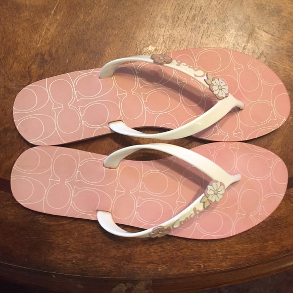 Coach flip flops