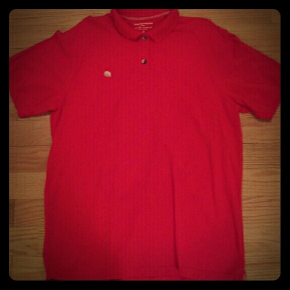 Banana Republic red polo shirt