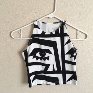 American Apparel x KESH Cotton Sleeveless Crop Top